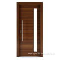 Latest Design Glass Wooden Door Hinges House Door